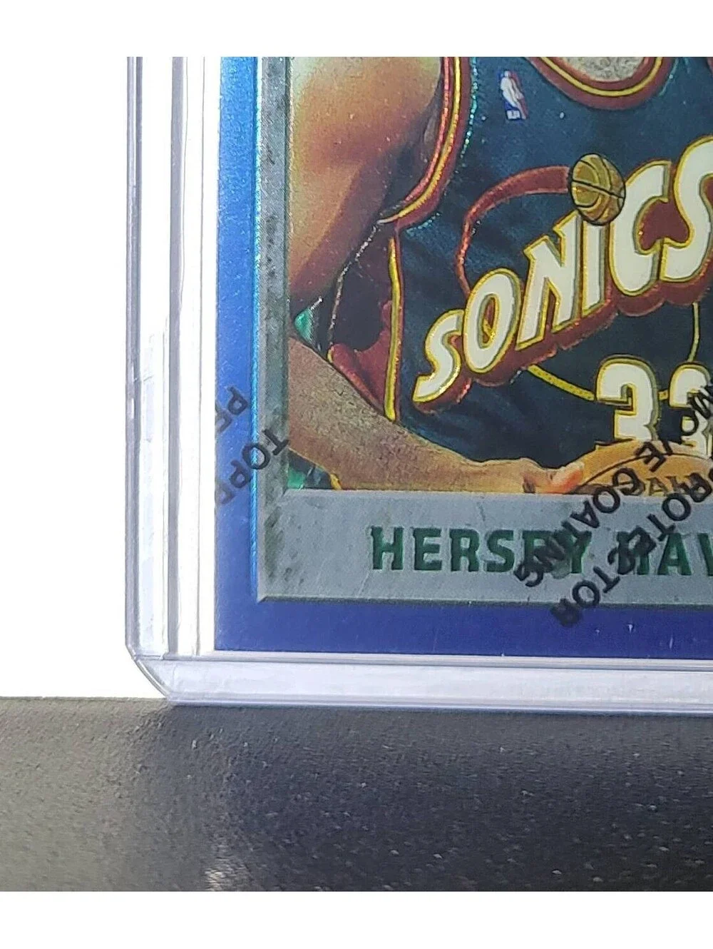Hersey Hawkins 1995-96 Topps Finest NBA #235 Card SuperSonics